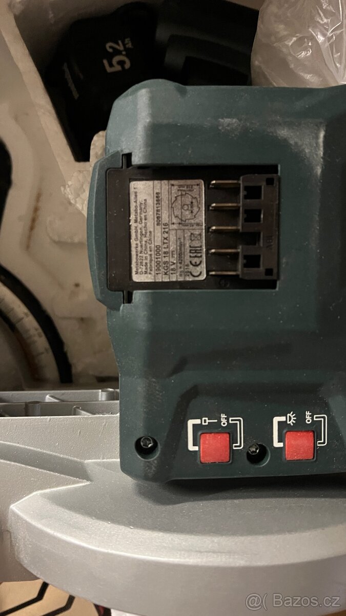 Aku pokosová pila Metabo - 7