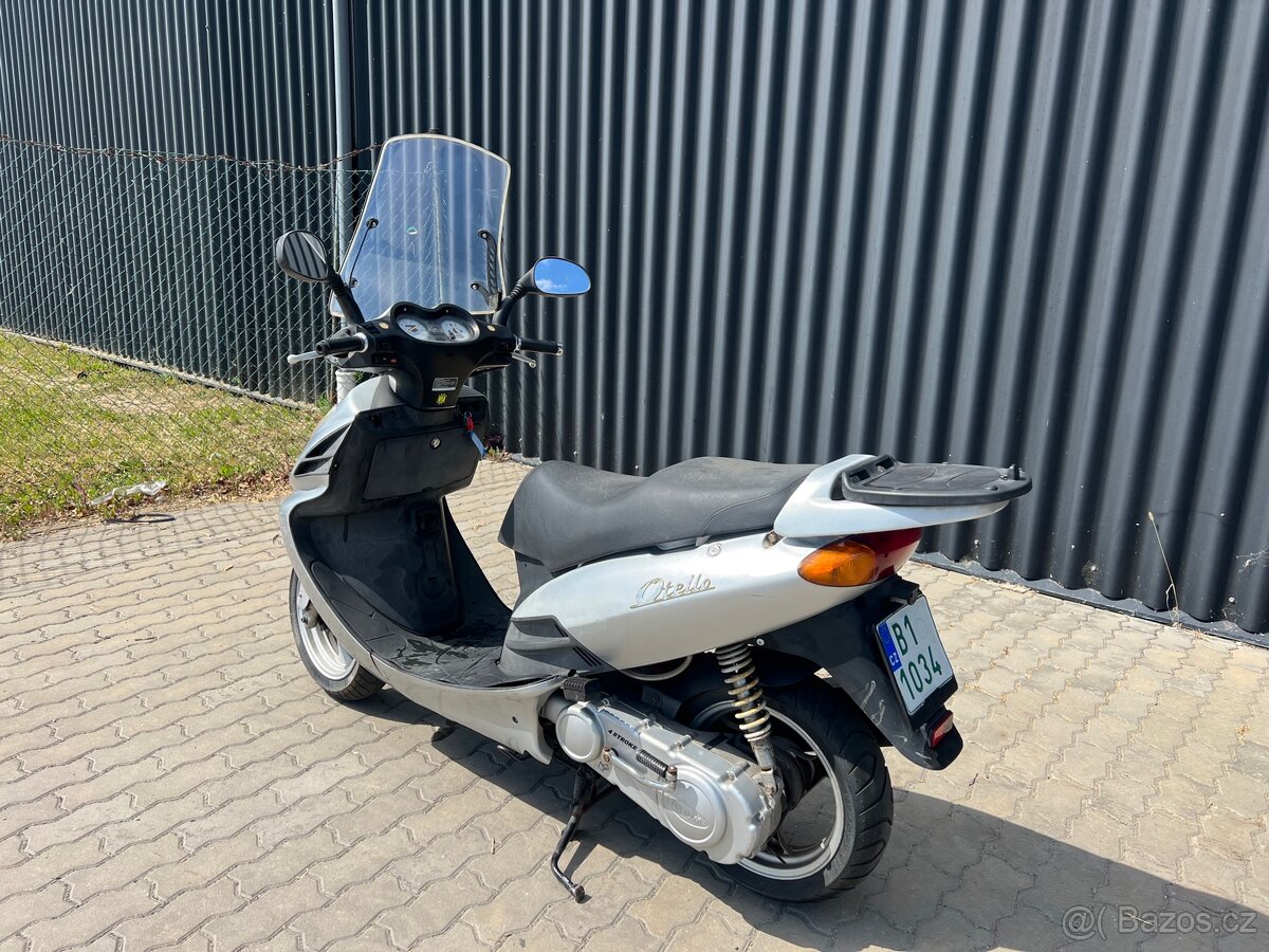 Daelim Otello 125, pravidelný servis, nová STK, velké plexi - 7