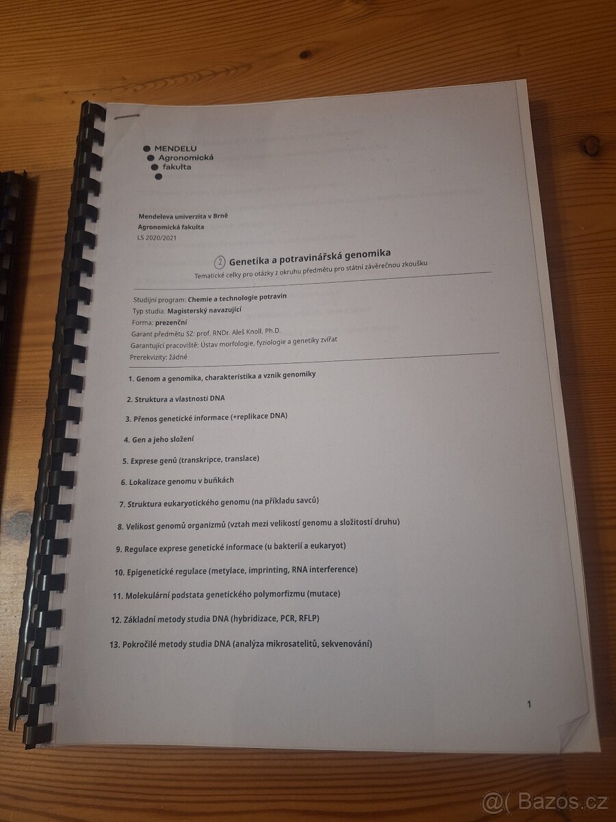 Materiály ke státnicím Mendelu - 7