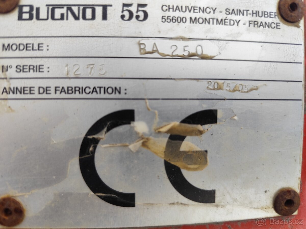 Zametací kartáč Bugnot BA250 - 7