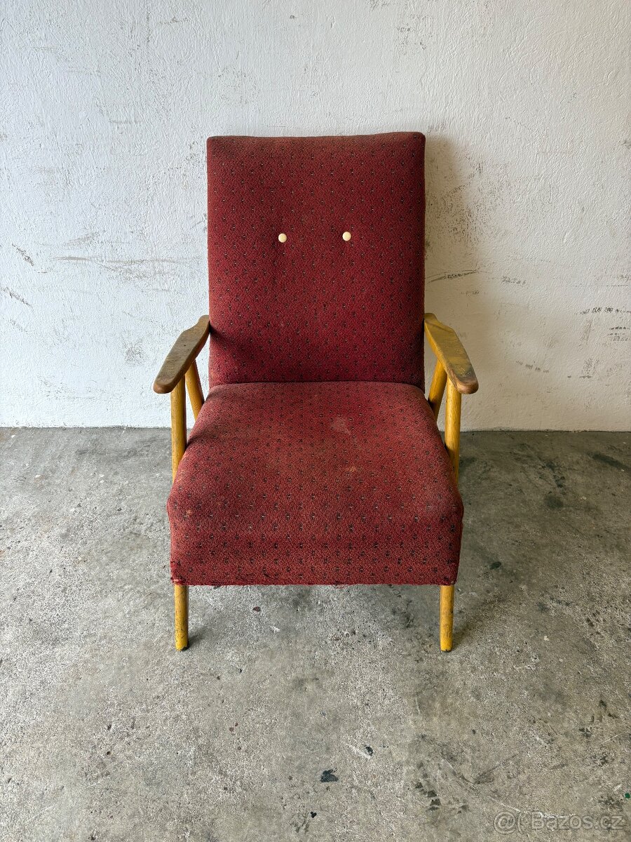 Retro křeslo Ton - 7