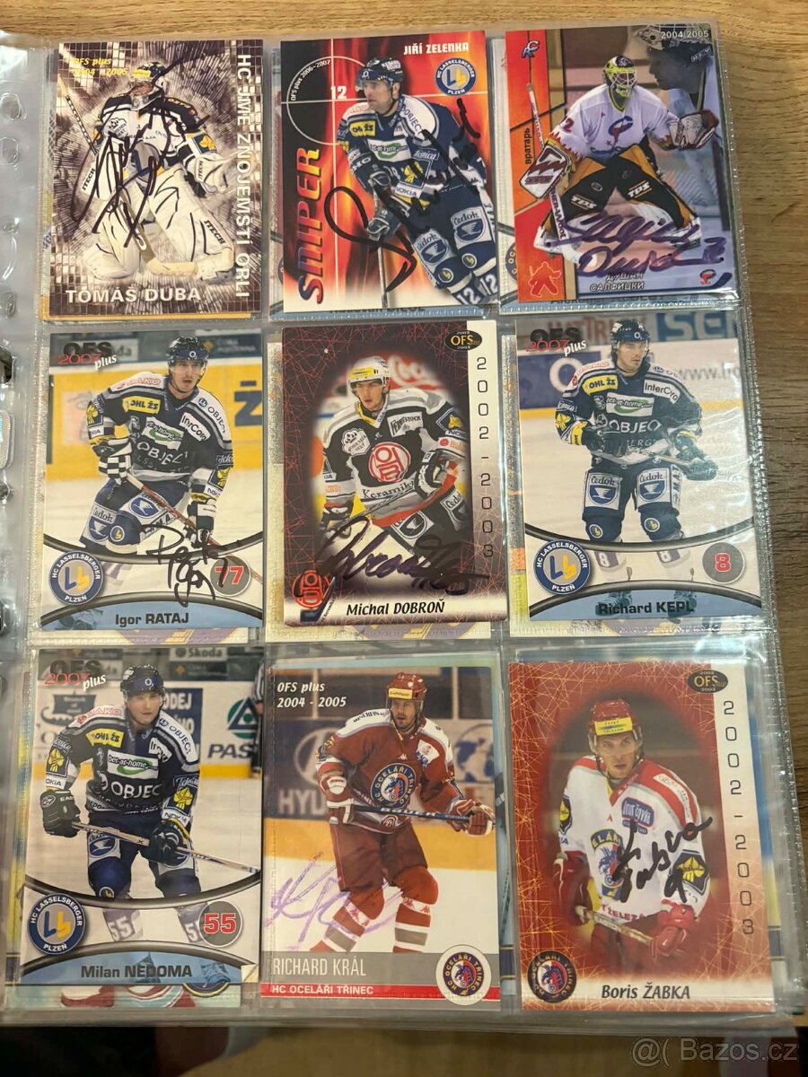 Hokejové karty autogramy - 7