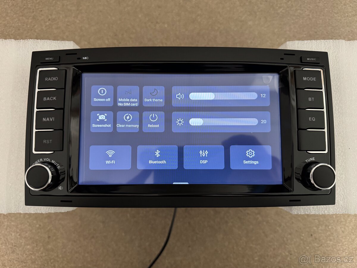 NOVÉ 7" Android 13 Autorádio - VW Transporter T5 a Touareg - 7