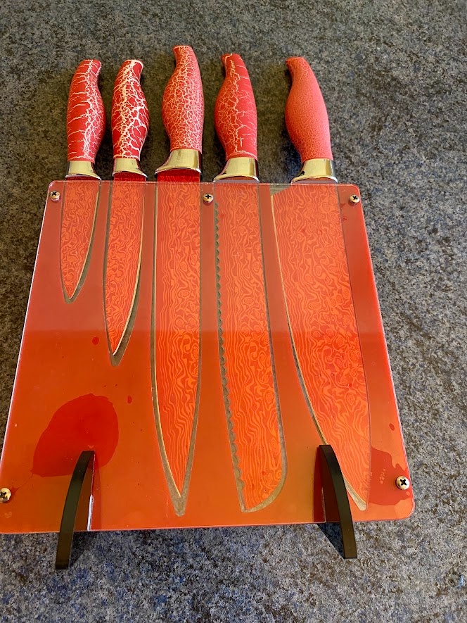 Gril BBQ Tarrington House na uhlie + Kuchynské nože - 7