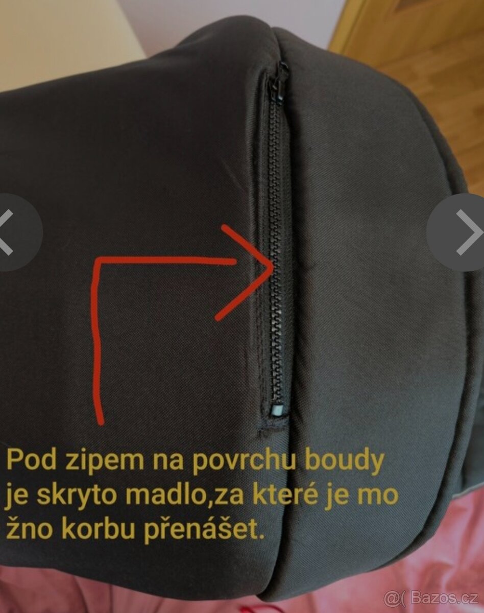 Velmi pěkný hl.kočárek(možno + zimní fusak+ rukávník) - 7