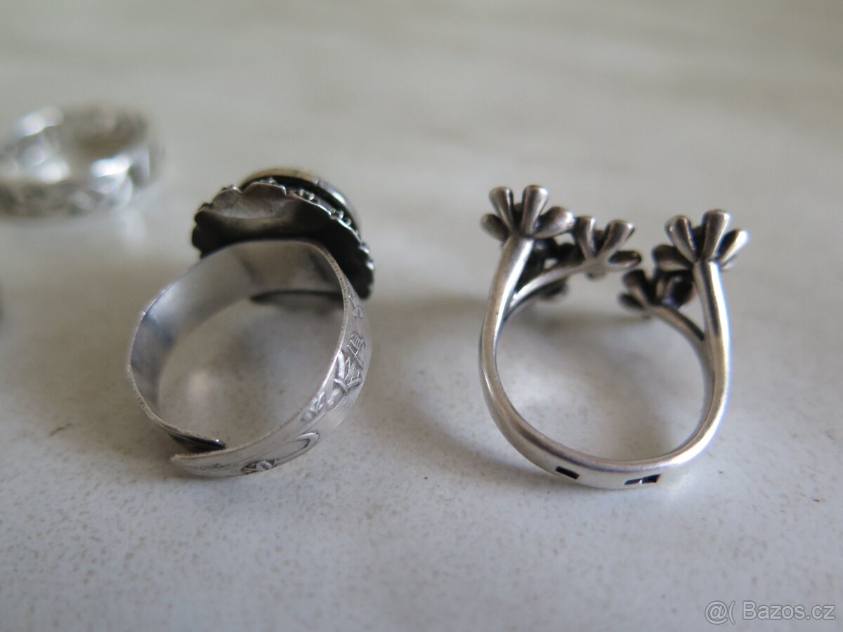 Stříbrné prsteny - 7