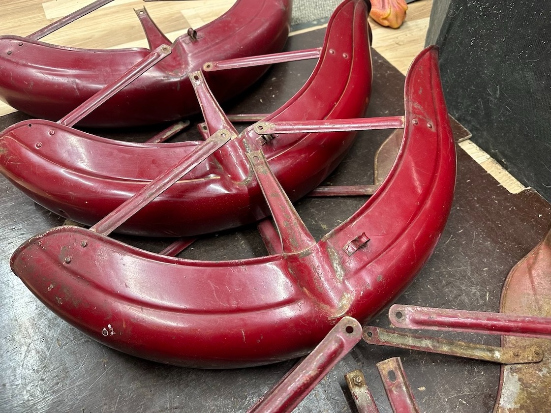 Predám prední blatník JAWA 250/559 350/360 panelka - 7