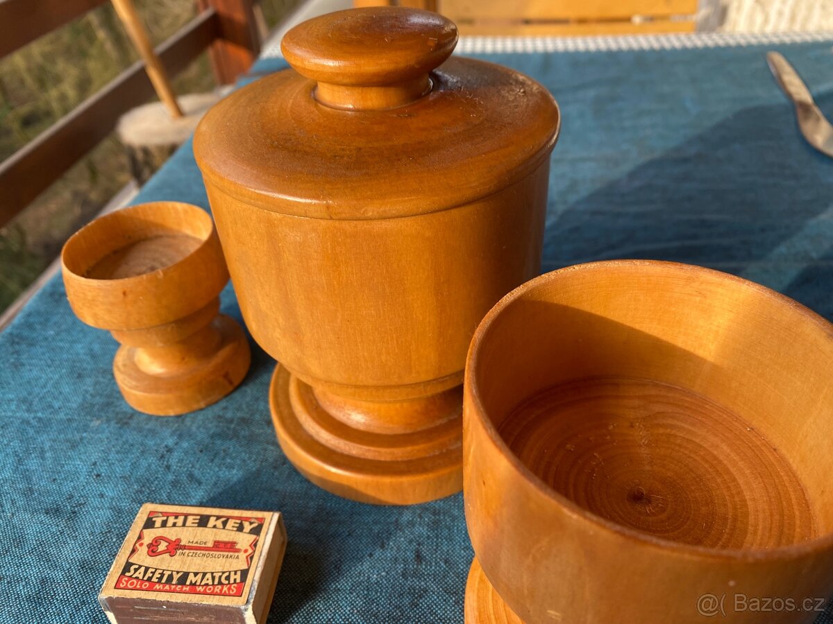 Sada celodřevěných dóz - 7