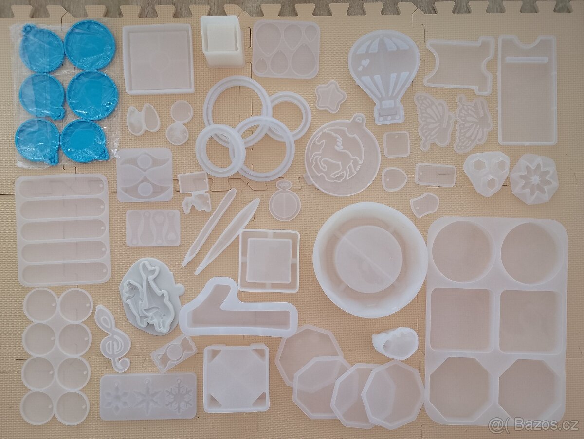 50ks silikonových forem pro pryskyřici a licí hmoty - 7