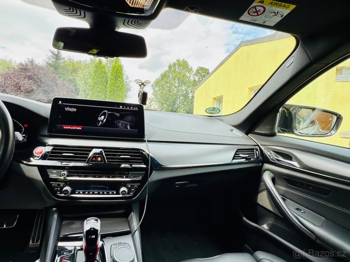 BMW M5 COMPETITION xDRIVE ZÁRUKA Koup.ČR,1.majitel,2022 TOP - 7