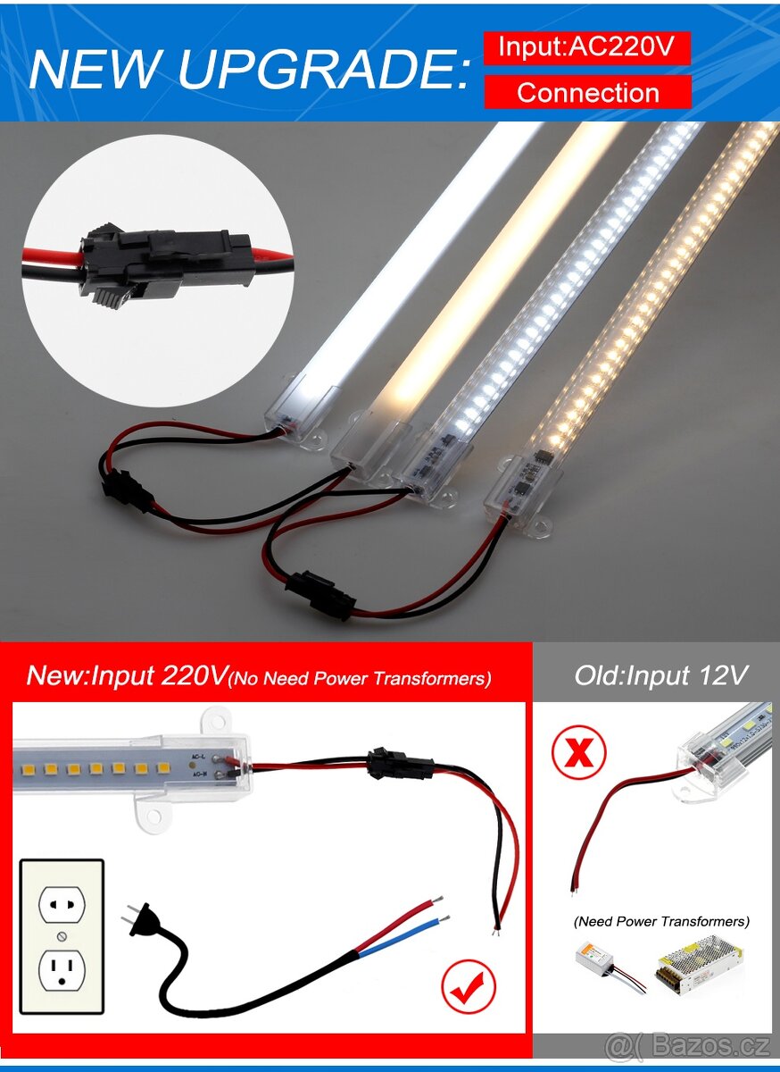LED TYČOVÉ SVĚTLO 8W/220V - 7