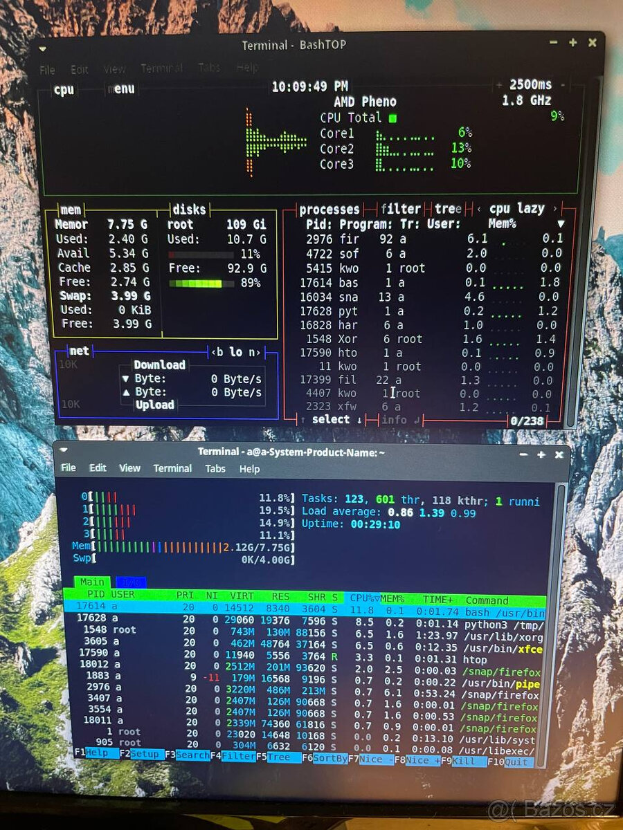 amd phenom x4965 8gb ram - 7