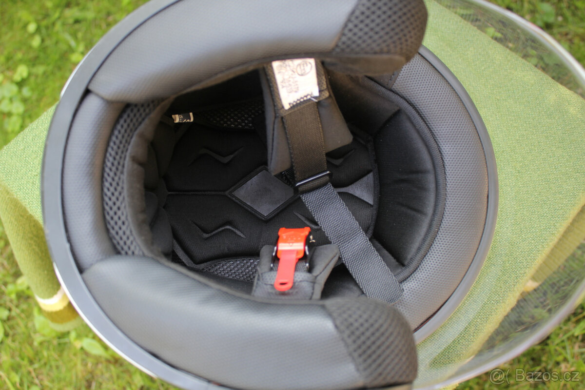 helma, bílá, moto - 7