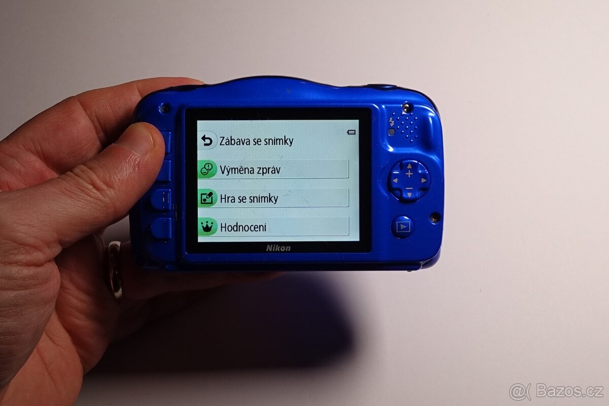 Nikon COOLPIX S33 Modrý - 7