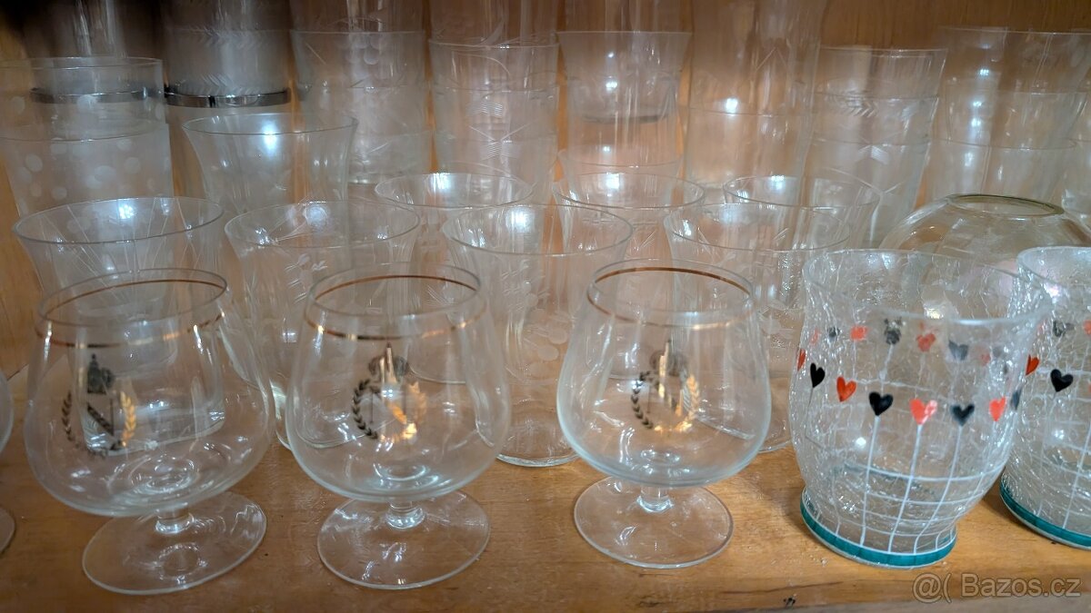 broušené sklenice - 7