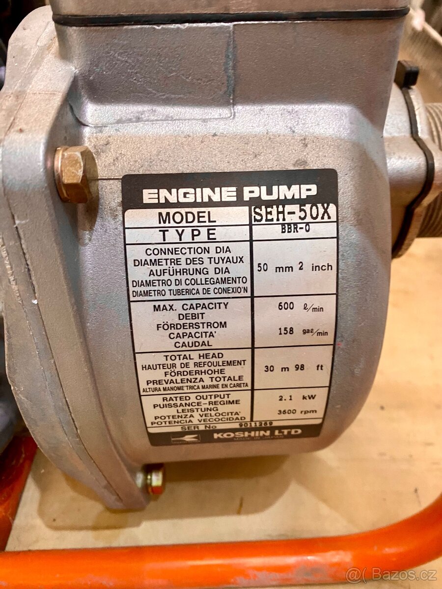 Čerpadlo benzinové Honda GX 120 - 7