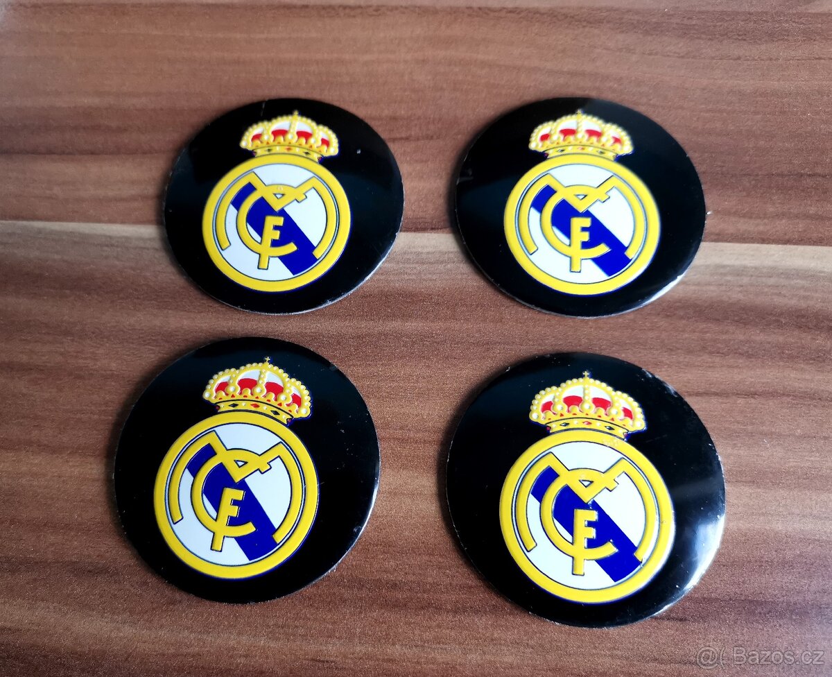 Středové samonalepovaci pokovené loga 56mm - 7