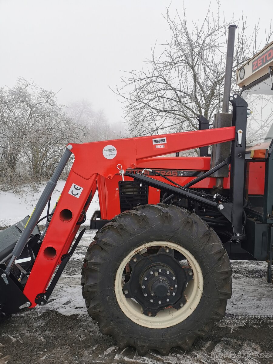 MONTÁŽ ČELNÍHO NAKLADAČE NA ZETOR, ZDARMA JOYSTICK A VIDLE.. - 7