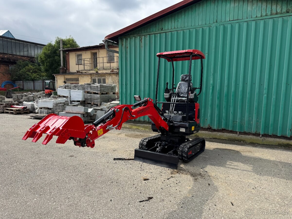 Minibagr A15 1500kg, Kubota BAGRCZECH - 7