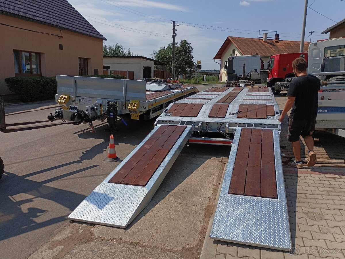 Přívěs na vrtná souprava bagr kompresor - 7