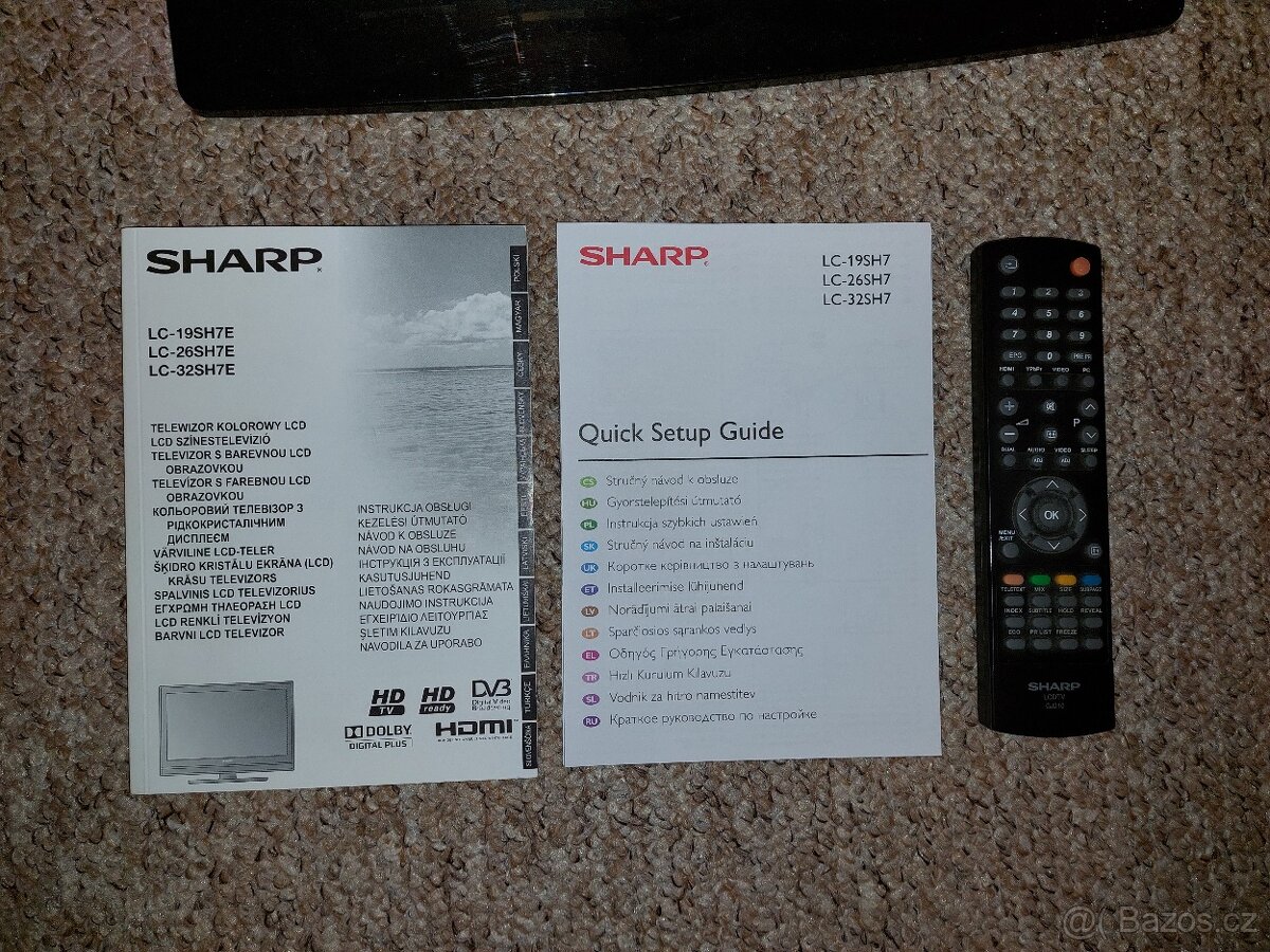 LCD televize Sharp LC-26SH7E-BK - úhlopříčka 65cm (26") - 7