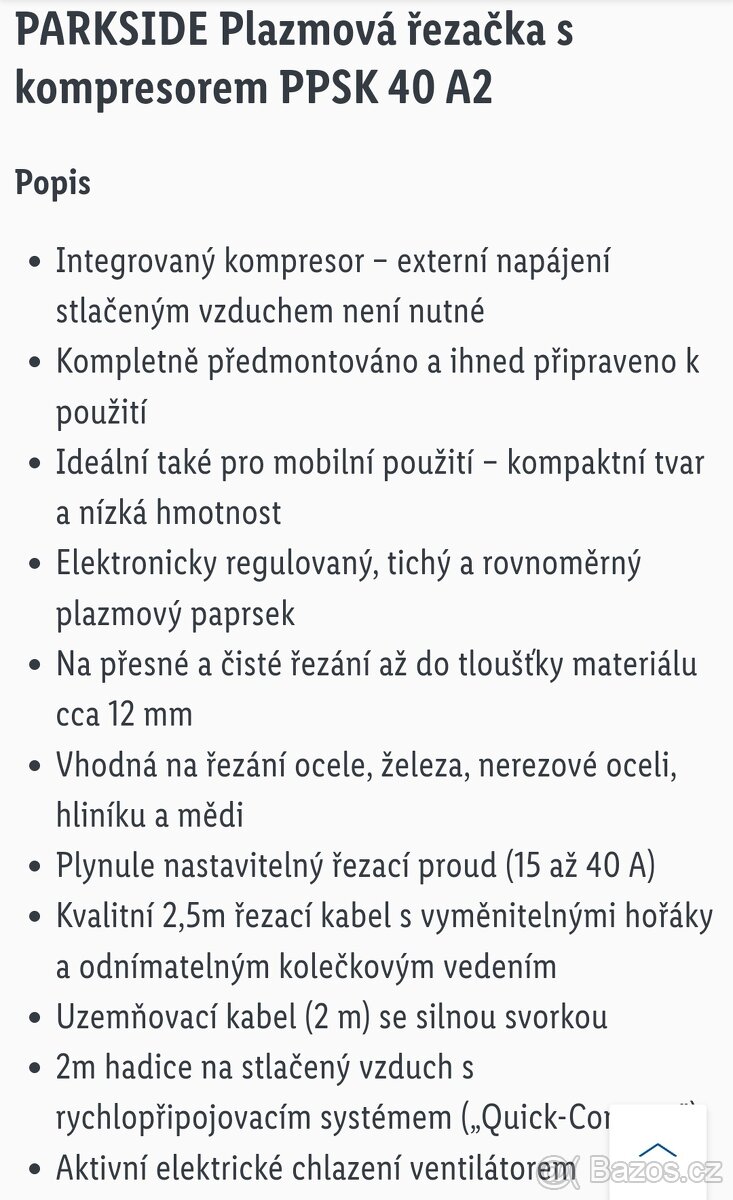 Pazmova řezačka peformance s kompresor - 7