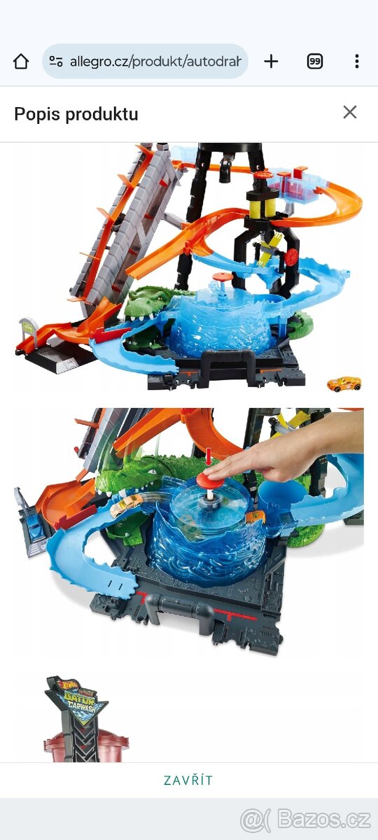 Hot Wheels Autodráha Krokodýlí útok - 7
