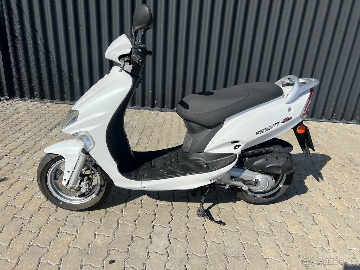 Kymco Vitality 2T, 2018, 6800 km, nová STK, po servise - 7