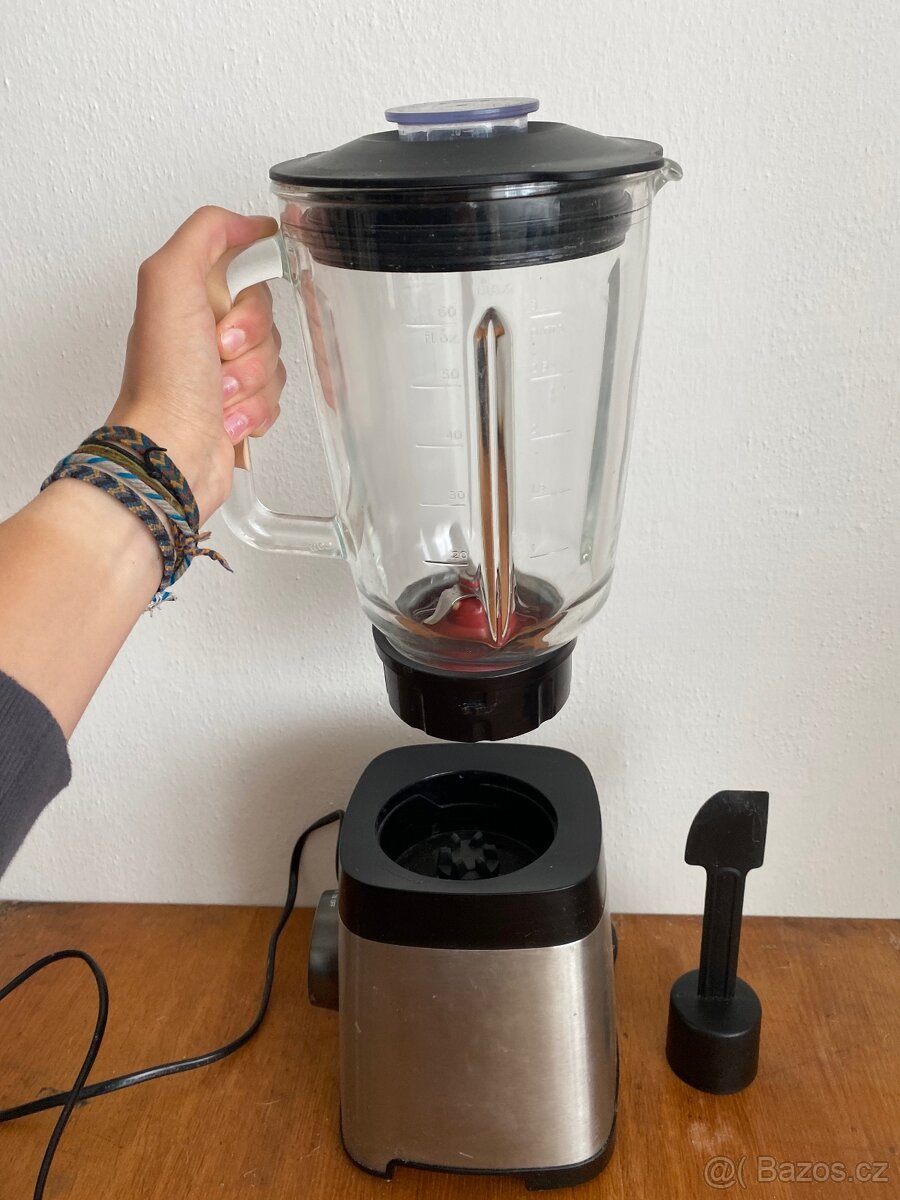 Výkonný stolní mixer philips - skleněná nadoba - 7