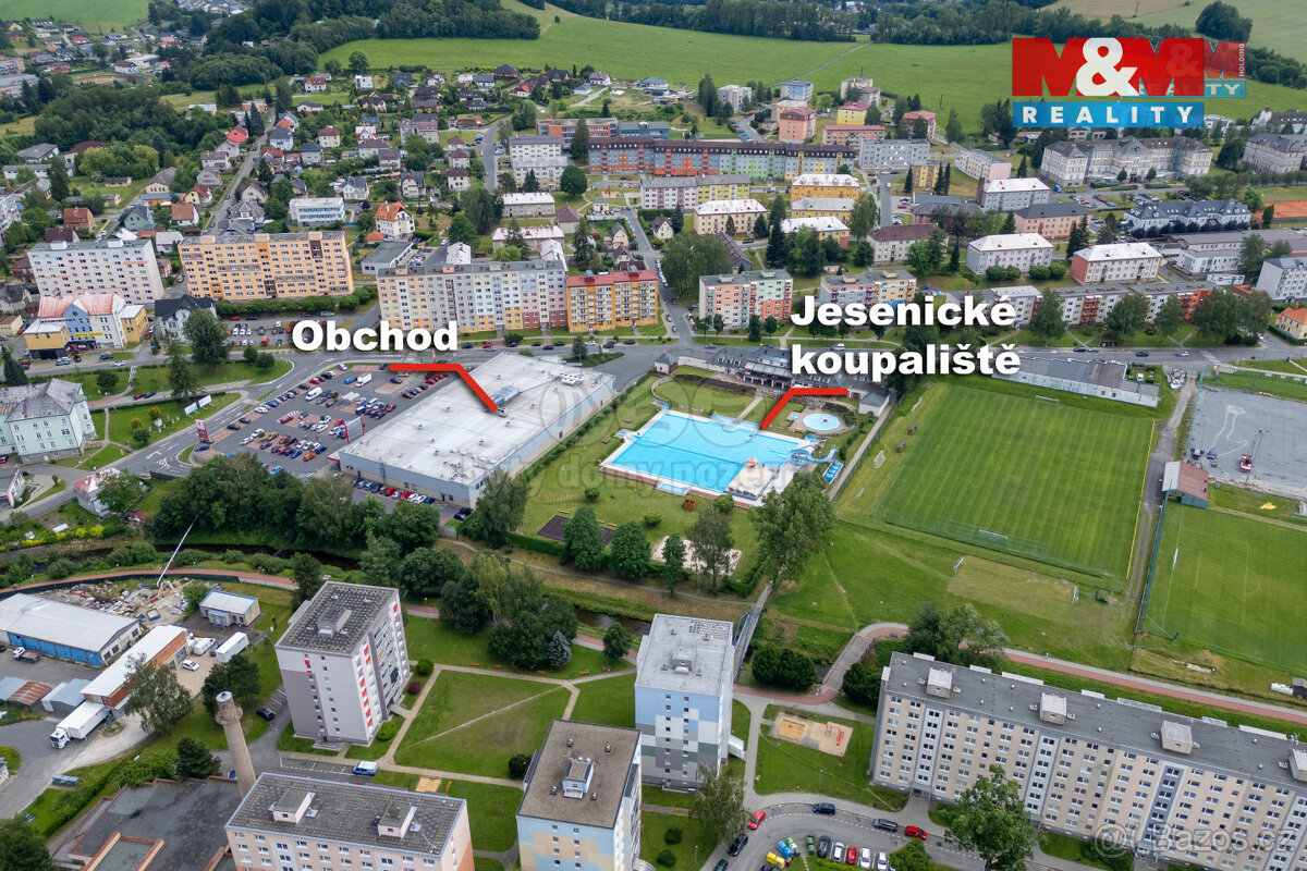 Prodej pozemku k bydlení, 1247 m2, Jeseník, ul. Thámova - 7