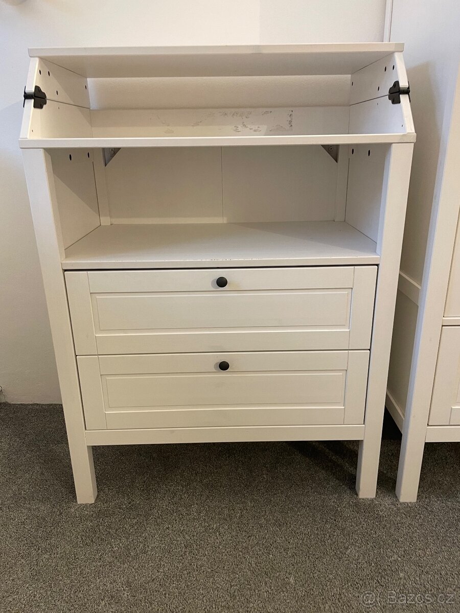 Přebalovací pult/komoda a šatní skřín Sundvik - 7