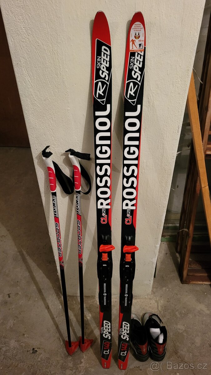 běžky 140cm Rossignol skiny - 7