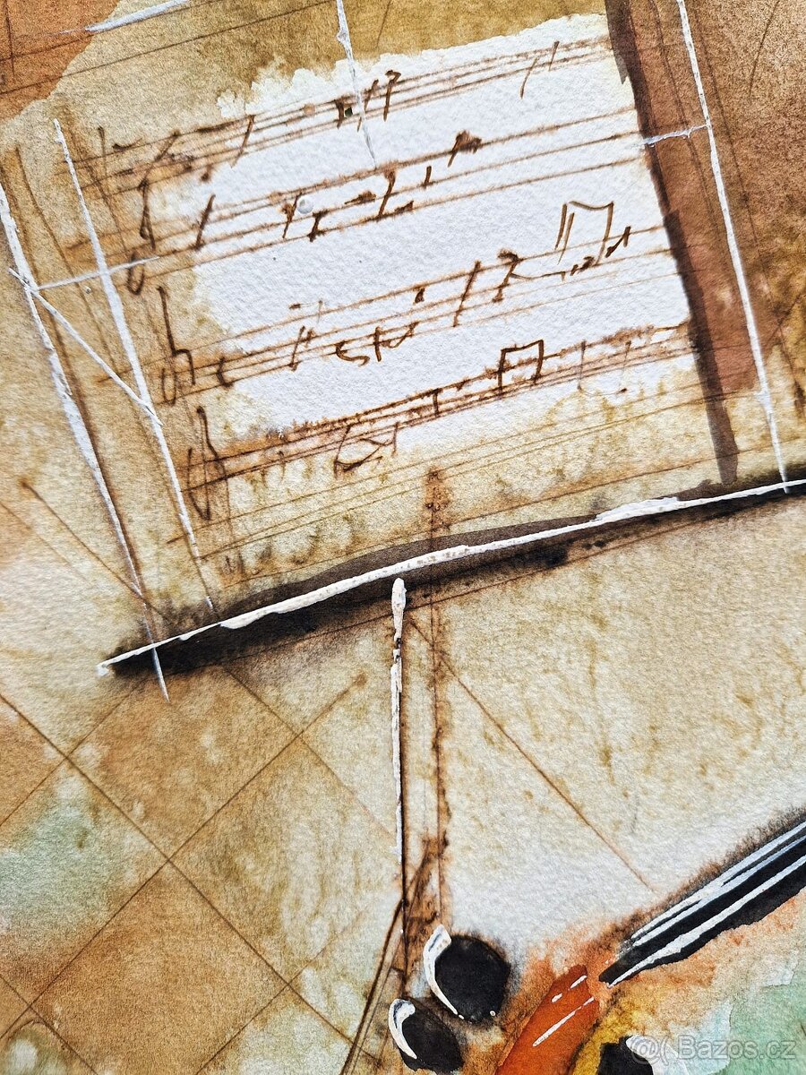 Michael Rosenwein - Akvarel, podpísané, Figuratívny expresio - 7