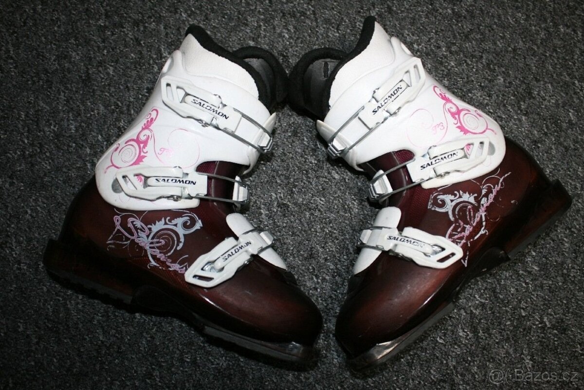 dívcí lyže tecno 120 cm , lyžáky - 7