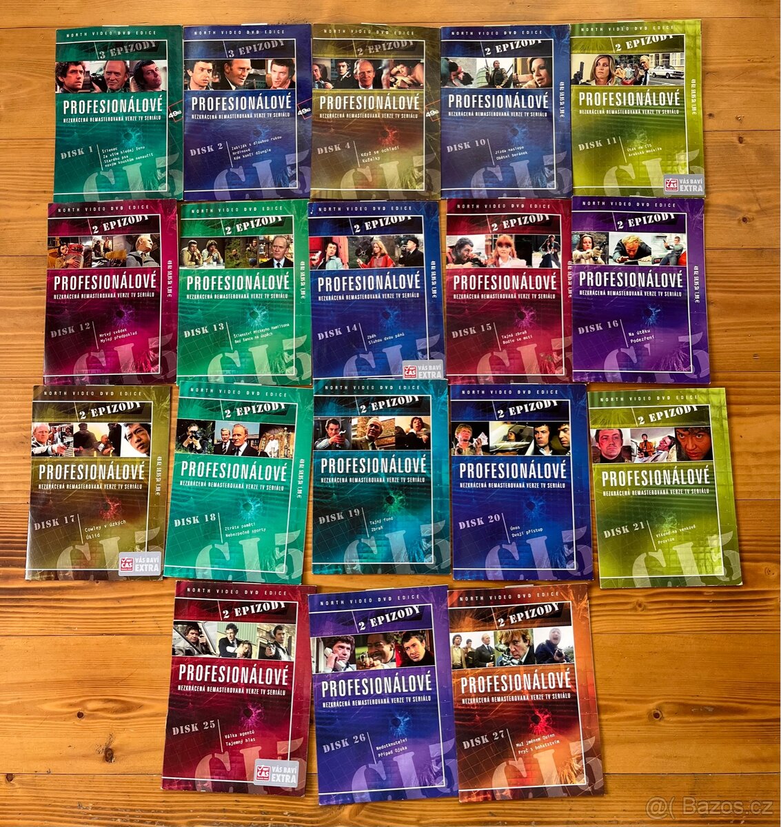 DVD Profesionálové/Galactica/Jetix/Užasná planeta - 7