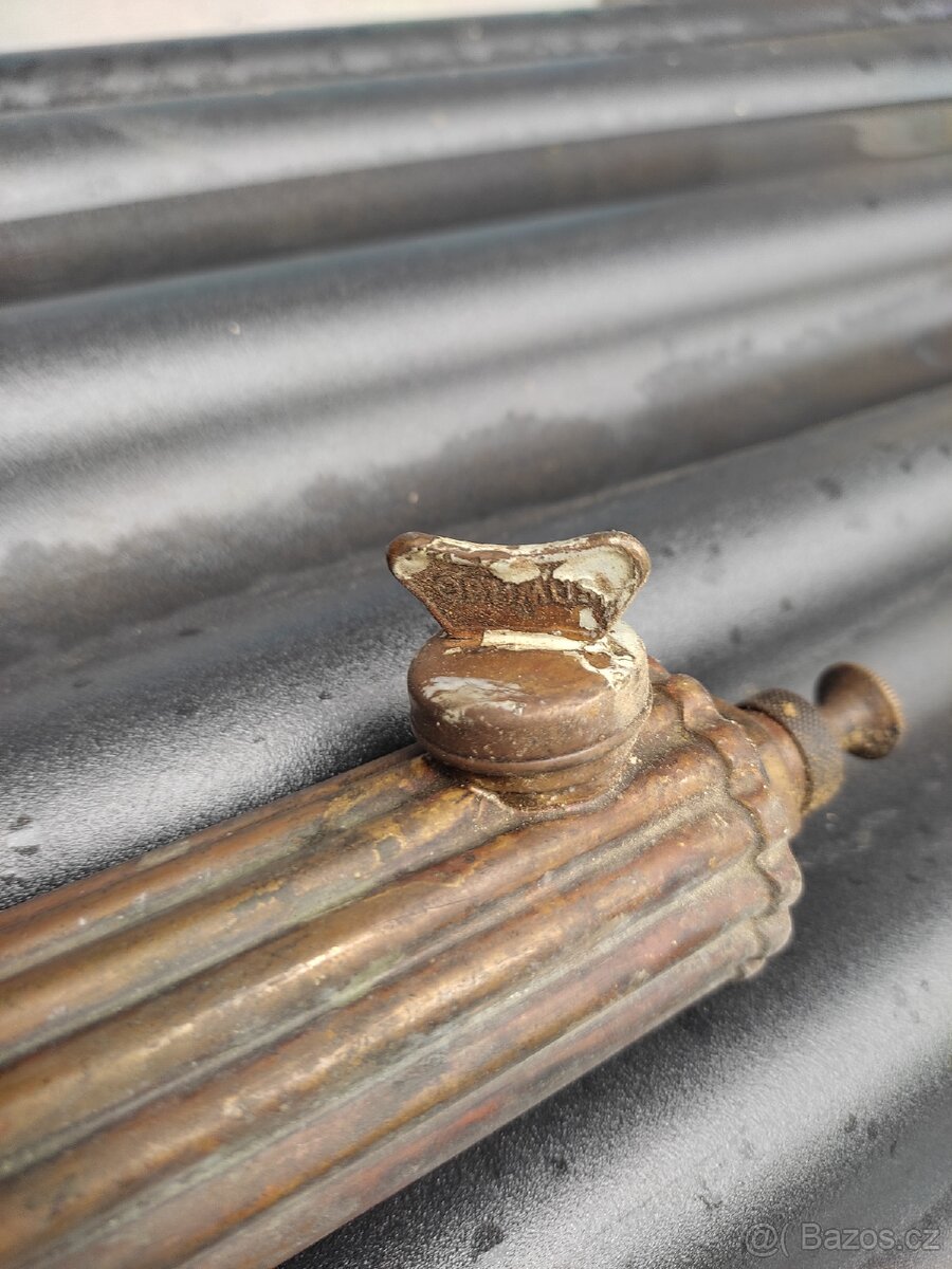 Retro staré letovací lampy Sweden Optimal a D.R.P - 7