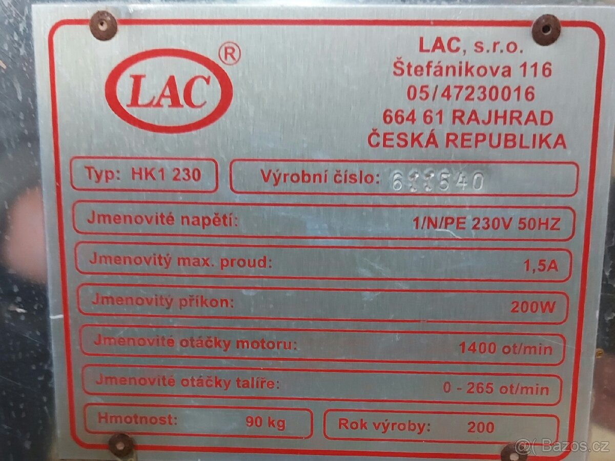 Hrnčířský kruh Lac. - 7