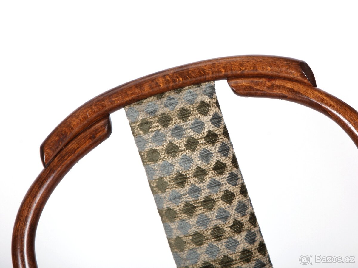 Jídelní židle po renovaci, buk, 4 kusy. - 7