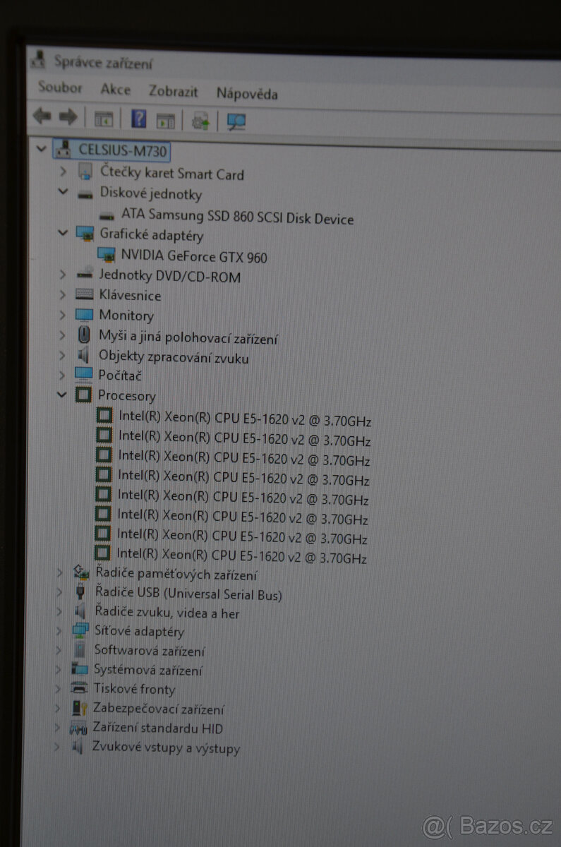 Fujitsu Celsius M730n Xeon/32GB/SSD 512/GTX960 - 7