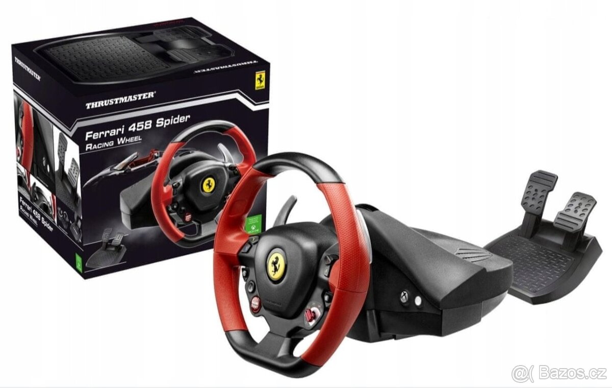 Volant Thrustmaster Ferrari 458 Spider + pedály - 7
