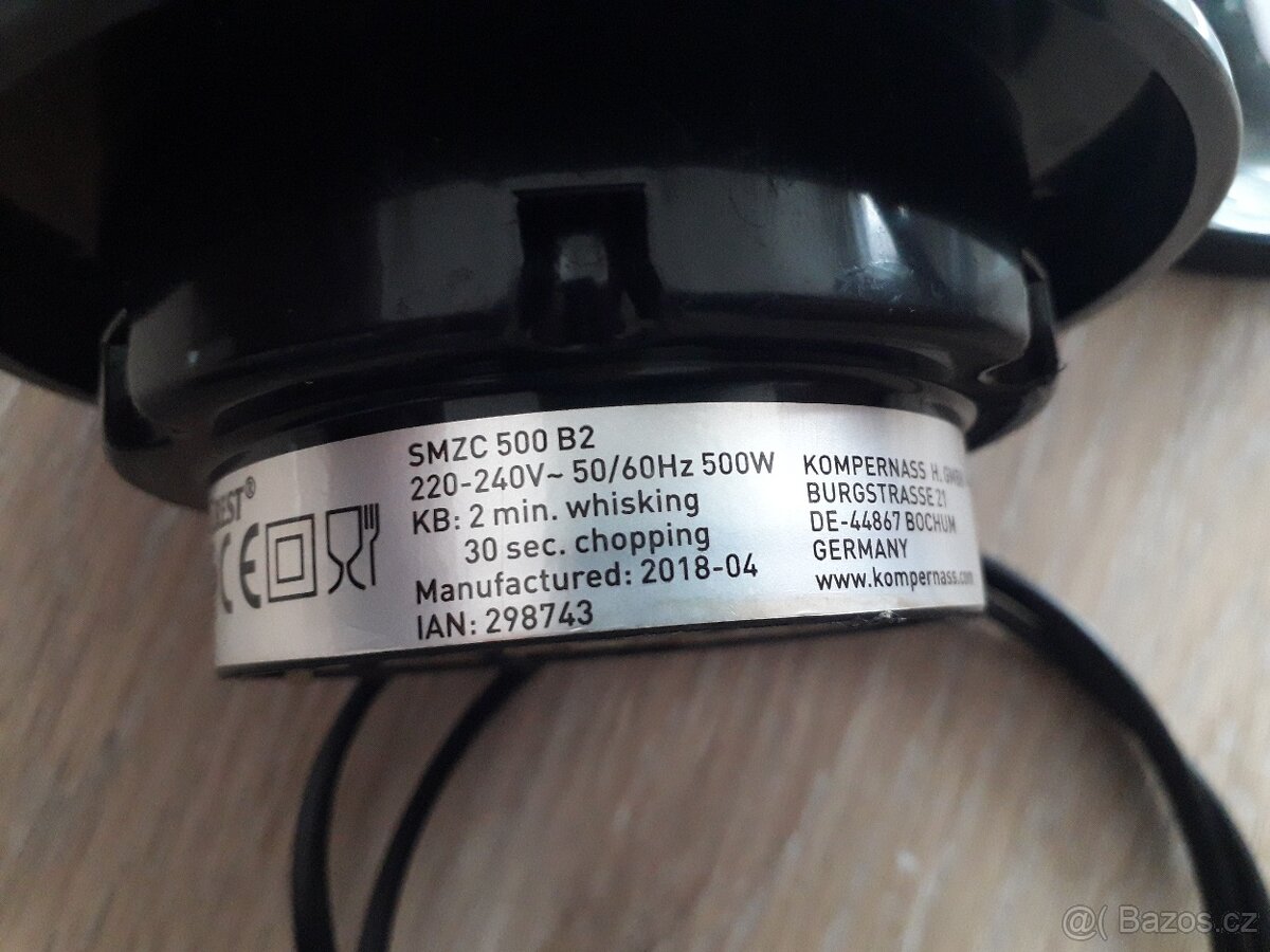 Univerzální zánovní drtič Silvercrest kitchen tools 500W - 7