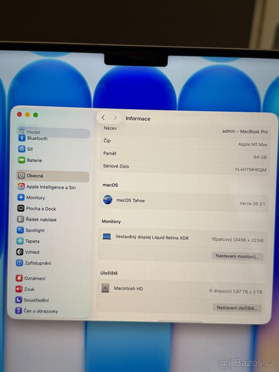 MacBook PRO M1 MAX/64/2 TB - 7