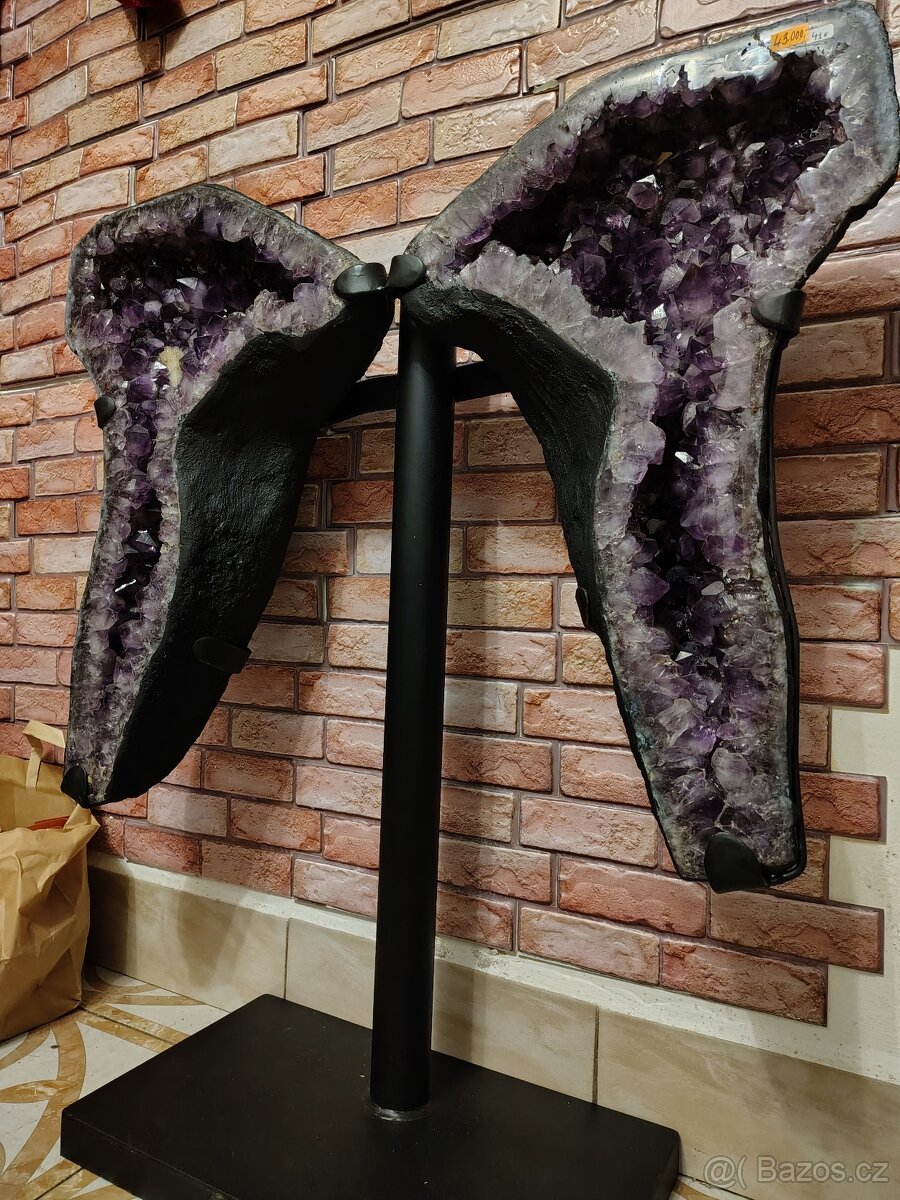 Ametyst motýlí křídla geoda - 7