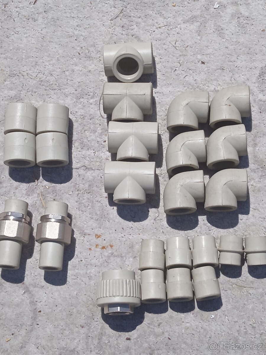 Tvarovky ppr, mosaz, kohouty - 7