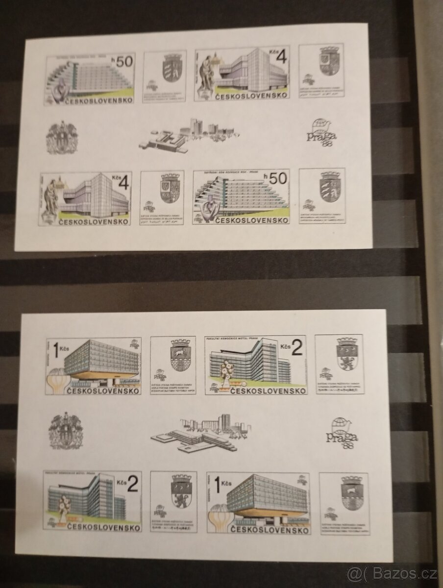 Známky, aršiky ČSSR - 7