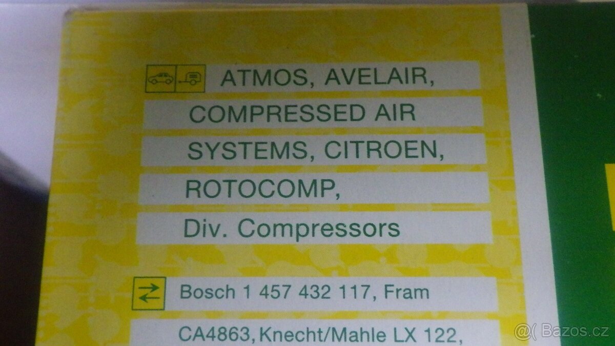 Vzduchový filtr Mann na Citroen 2CV - 7