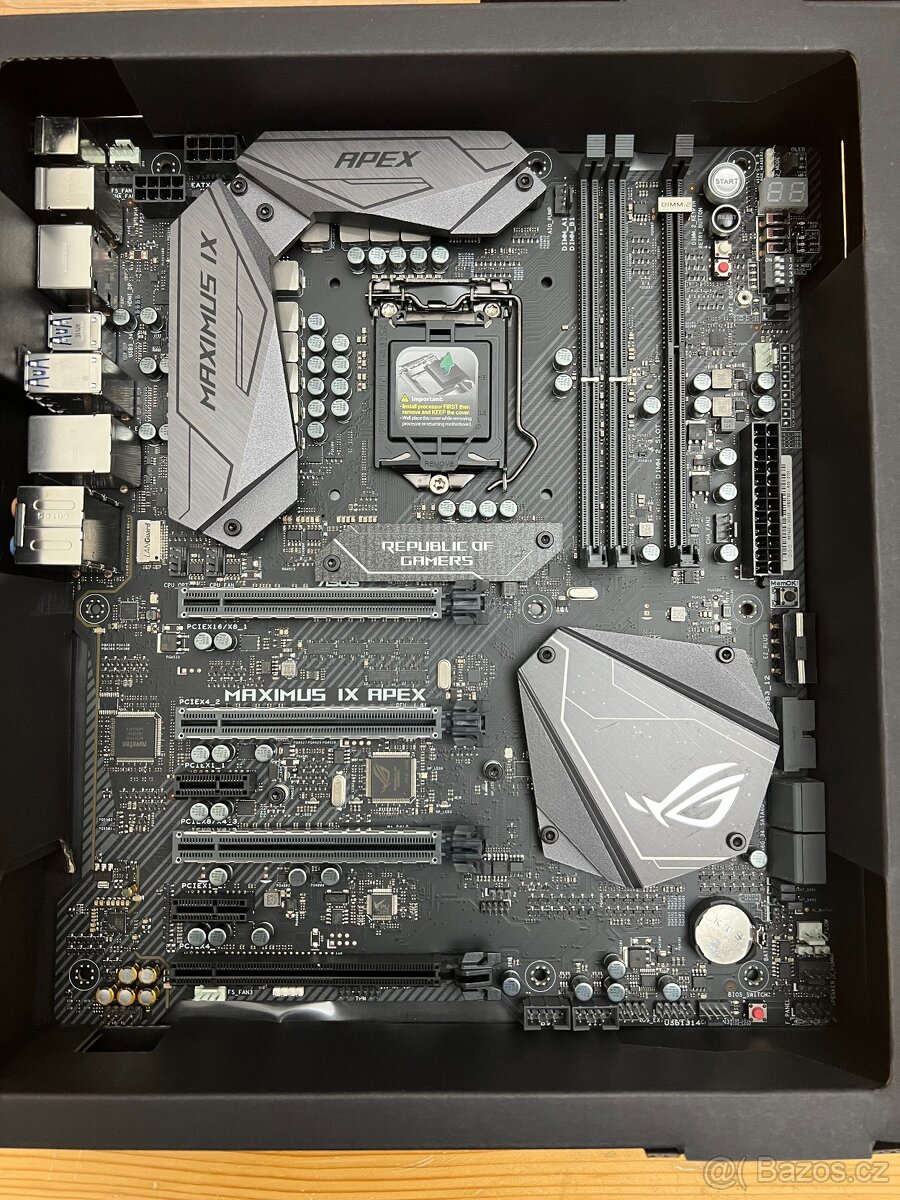 ASUS ROG MAXIMUS IX APEX /Z270/socket 1151/Nepoužitá - 7