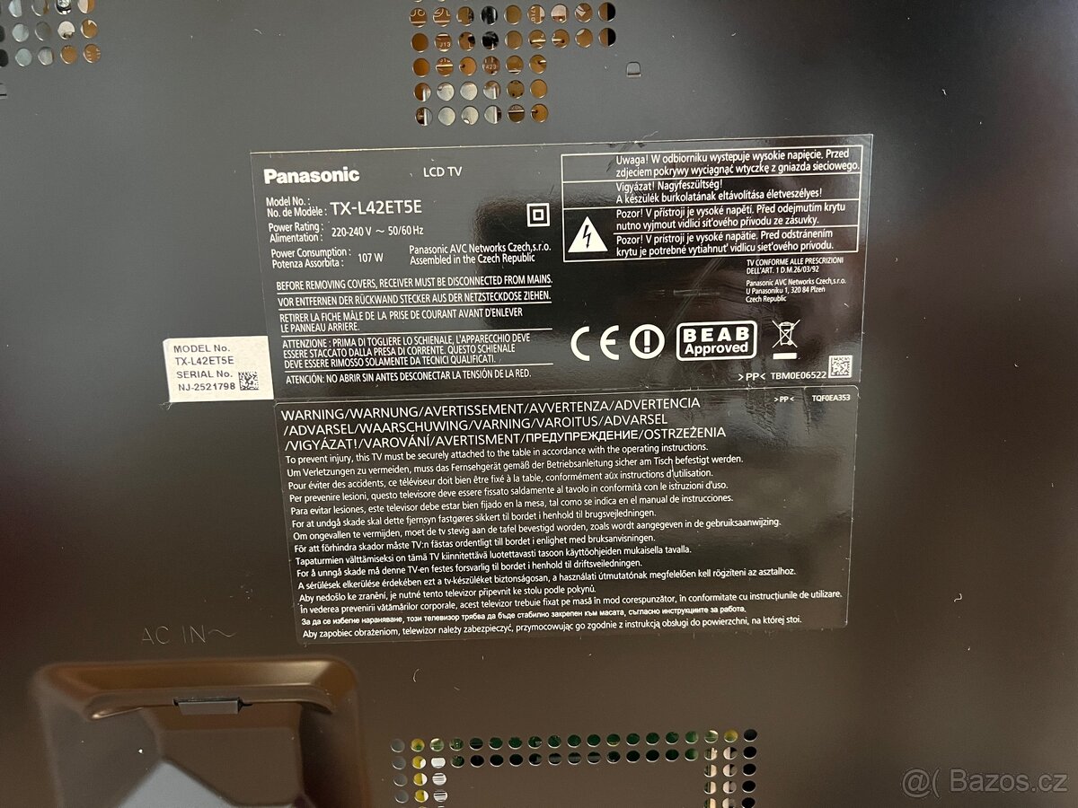 TV Panasonic TX-L42ET5E - 7