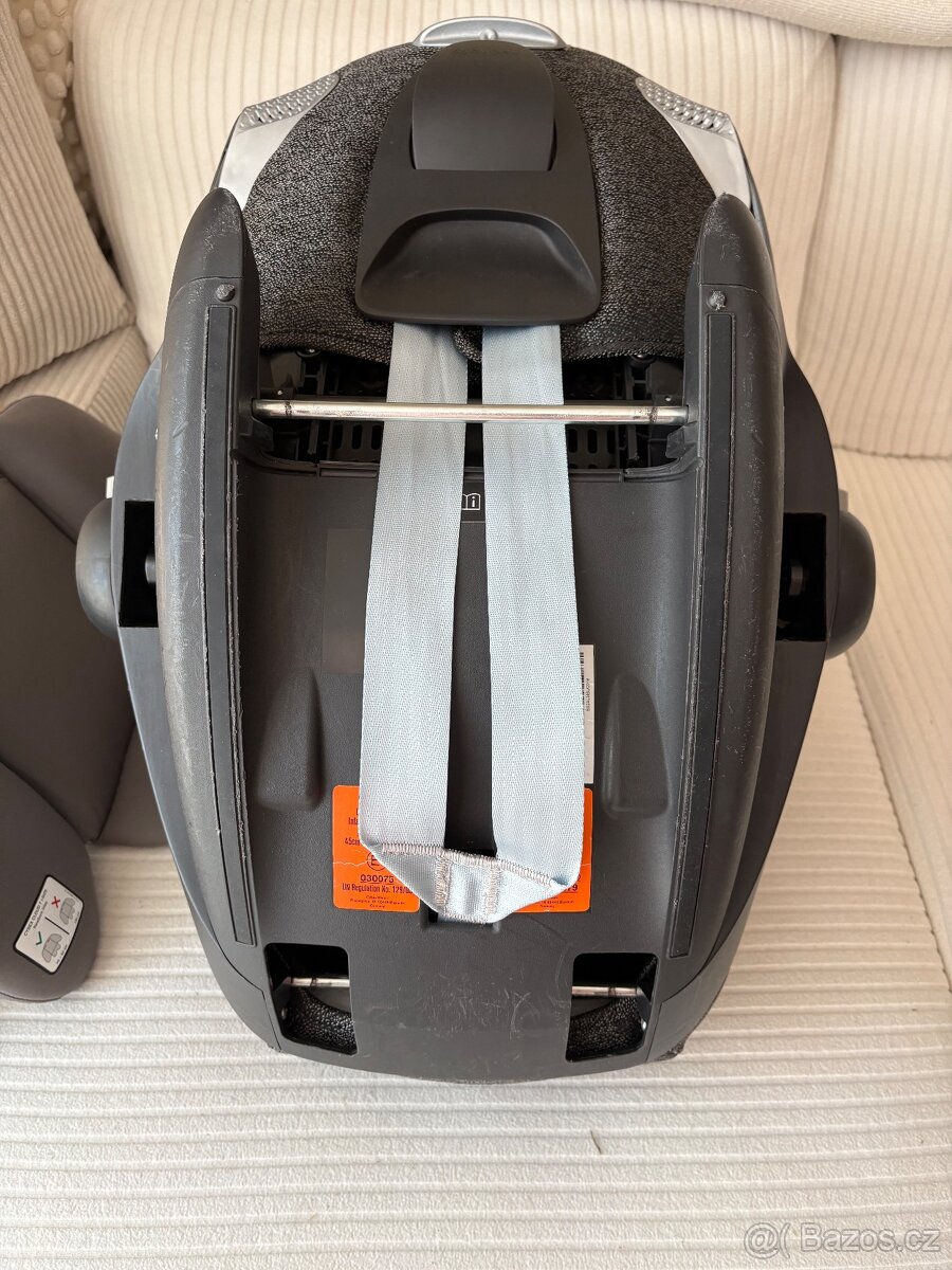 Vajíčko Cybex Cloud T i-Size - šedá (Mirage Dark Grey) - 7