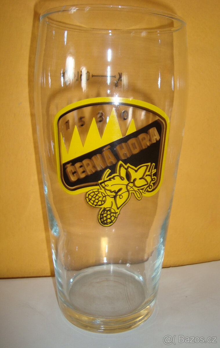 SKLENĚNÉ pivní půllitry, třetinky... - 7